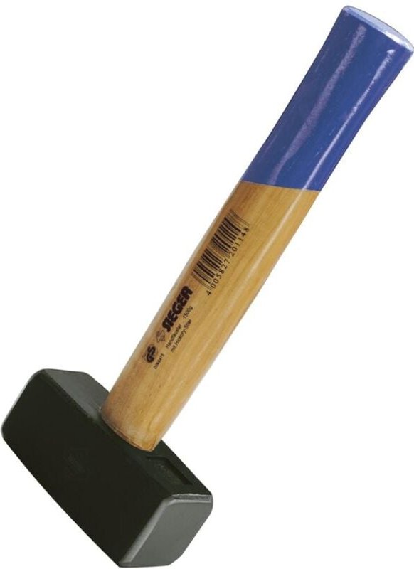 Idealspaten Fäustel 1000 g Hickorystiel vpa