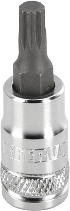 Steckschlussel mit xzn m6 1/4 Einsatz Fervi bn445n006a