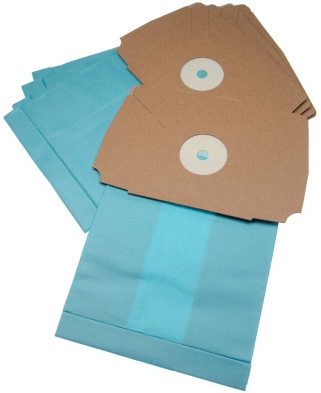 10x Staubbeutel kompatibel mit Electrolux / Lux d 795, d 795 Royal, d 780, d 790 Staubsauger - 26,7cm x 16,7cm Hellblau ...