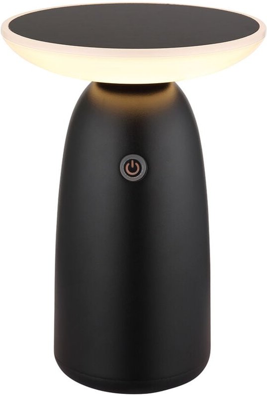 Thumbnail - Solarleuchte Außenleuchte Tischlampe led usb-c IP54 Touch-Dimmer Schwarz 22,5 cm