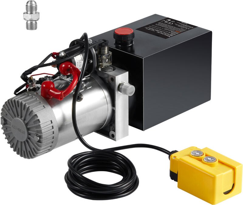 Mophorn - 4-Quart-Hydraulikpumpe, einfachwirkendes Aggregat, 0,91 gpm, 3200 psi max. Druck, dc 12 v Hydraulikpumpe für K...