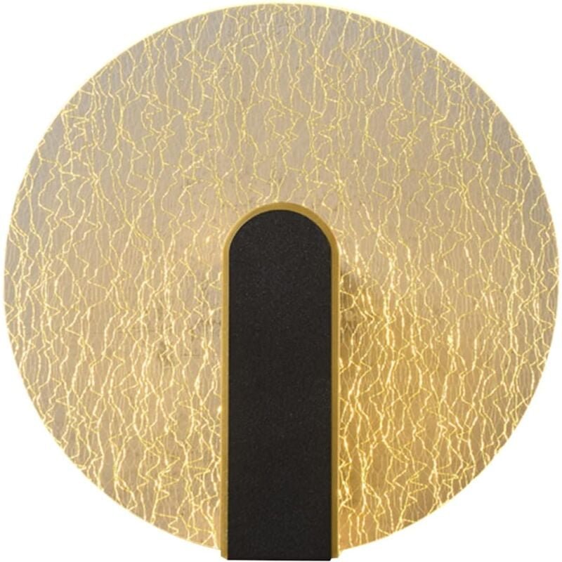 Vintage-Wandleuchte für den Innenbereich, Acryl-Wandleuchte, goldene Wandleuchte, runde Lampe, LED-Wandleuchte, Art-Deco...