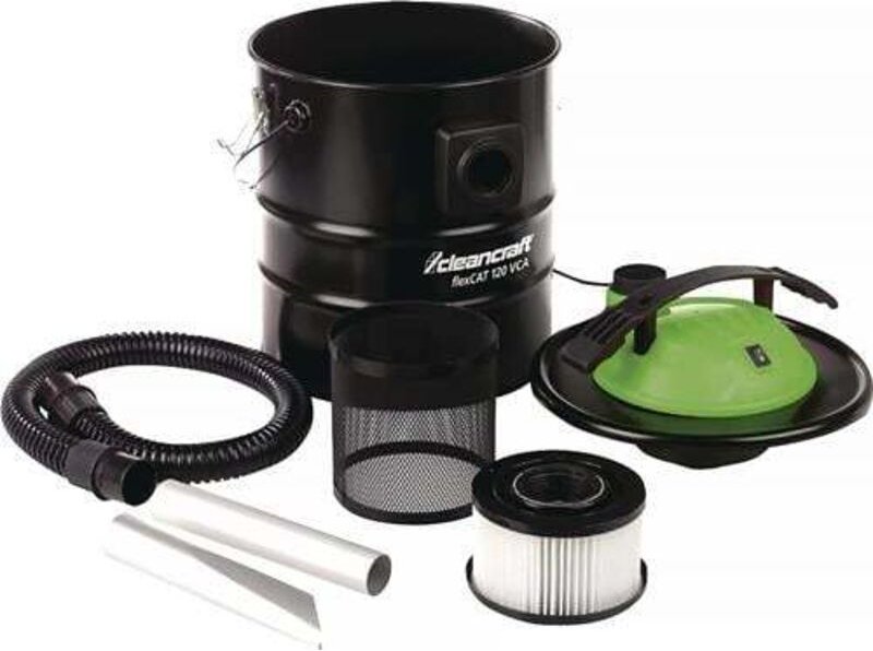 Aschesauger flexCAT 120 vca Gebläsefunktion 1,2 w Schmutzbehälter 20L - Cleancraft