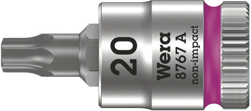 Wera - 8767 a torx® Zyklop Bitnuss mit 1/4'-Antrieb, tx 20 x 28 mm