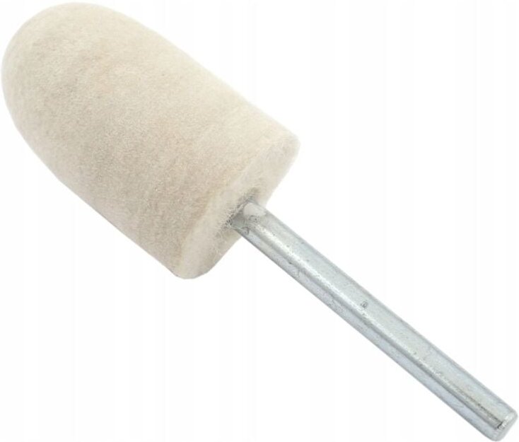 Polierfilz auf Kegelstange 30x30x6mm