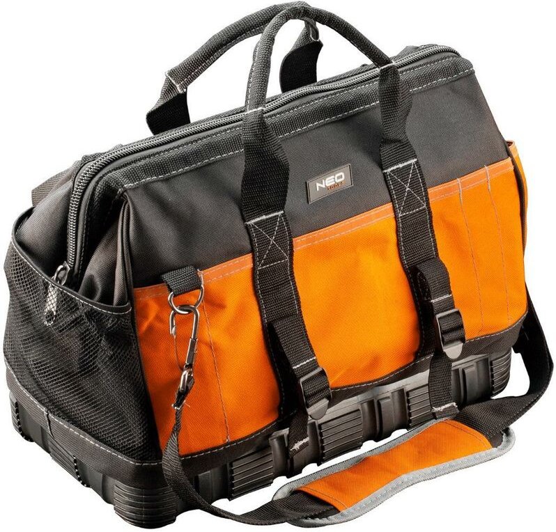 Profi Werkzeugtasche mit Schultergurt mit 23 Taschen