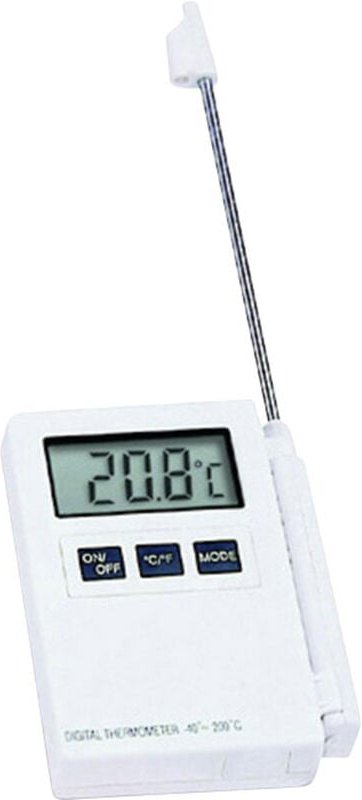 TFA Dostmann Kat.Nr. 30.1015 Einstichthermometer Messbereich Temperatur -40 bis 200 °C Fühler-Typ N