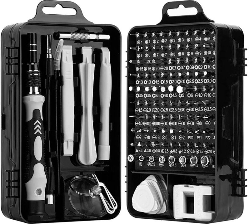 Mini PräZisions Schrauben Dreher Set Magnetisch, 115 im 1 Elektronisches Reparatur Werkzeug für , Computer, Laptop, Usw.