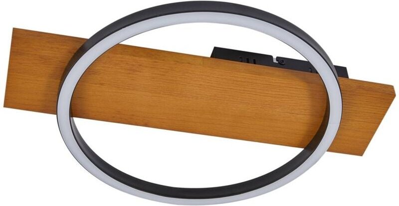 Led Deckenleuchte 'Galad' aus Holz dimmbar für Wohnzimmer & Esszimmer von Lindby
