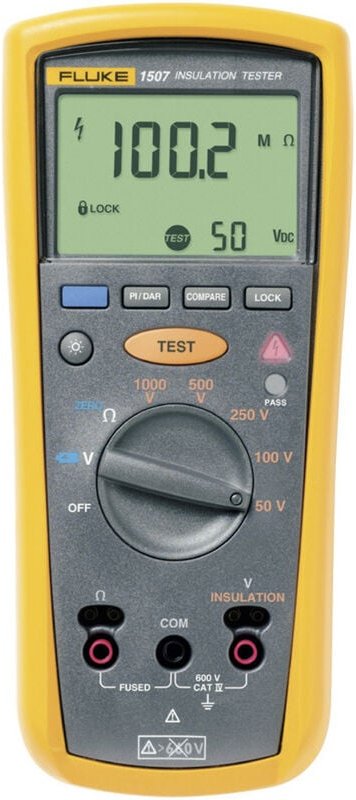 1507 Isolationsmessgerät 50 v, 100 v, 250 v, 500 v, 1000 v 10 gω - Fluke