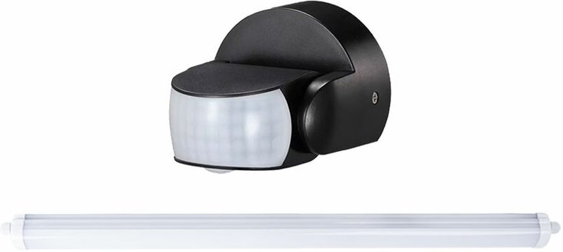 Led Röhre mit Bewegungsmelder Feuchtraum led Feuchtraumleuchte 120 cm Werkstattlampe Wannenleuchte, IP65, 1x led 36W 432...