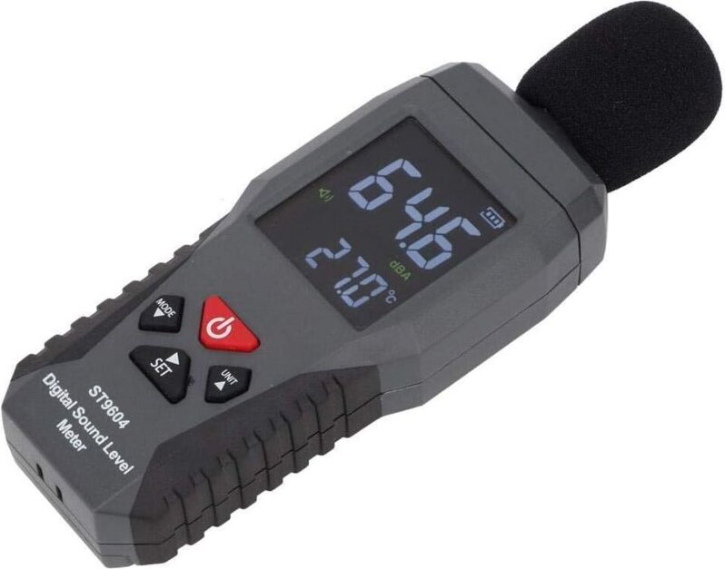 Schallpegelmesser, Tonrekorder, Geräuschtester, digitaler Audio-Schallpegelmesser, Messbereich 30-130 dB