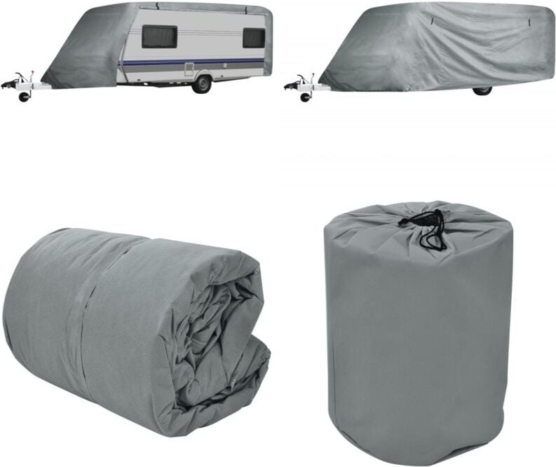 Wohnwagen-Abdeckung Grau Gr. s - Caravan Abdeckung - Caravan Abdeckungen - Home & Living - Grau
