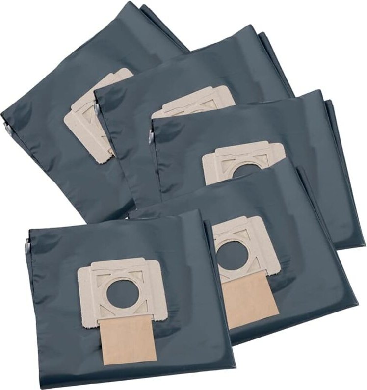 5x pe Filter Entsorgungsbeutel 25-30 l für asa 25 l pc / asa 30L pc Inox - Metabo