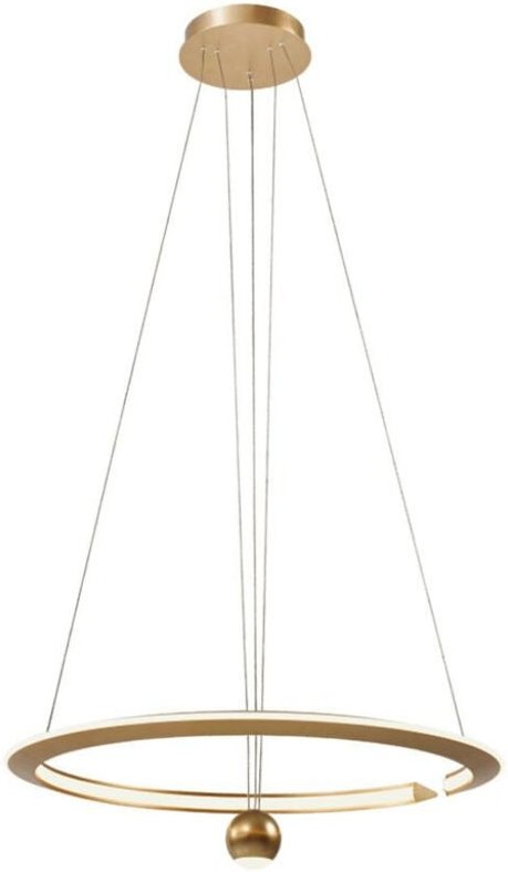 Designer-Deckenleuchte IP20 Brush Gold 45W 5500 Lumen 4000K