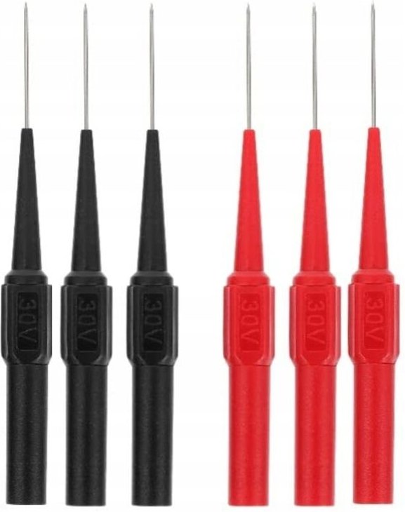 Rosfix Sondenset – Präzisionsmesssonden 0,7 mm Für Multimeter mit Bananenstecker Elektronik, SMD & THT Montage 6-teilige...