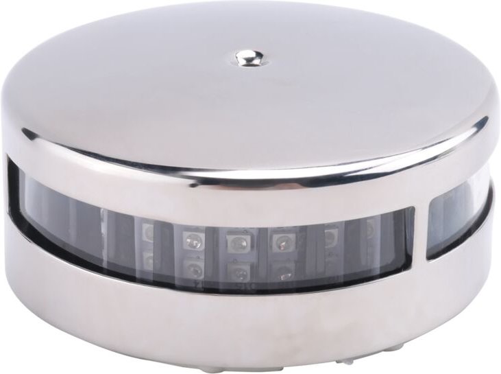 Tlily - Boot Licht Bi-Color Bug led Navigation Lichter Rot & Grün Edelstahl für Marine Ponton Yacht