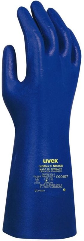 Uvex - 6022408 Schutzhandschuhe rubiflex s NB35B 60224 Größe 8