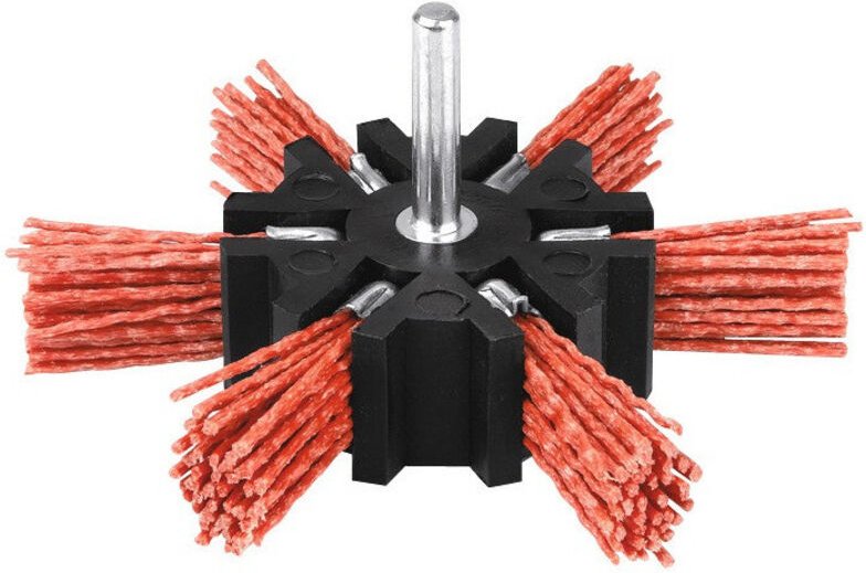 Fächerbürste Nylon Rot 100 3500