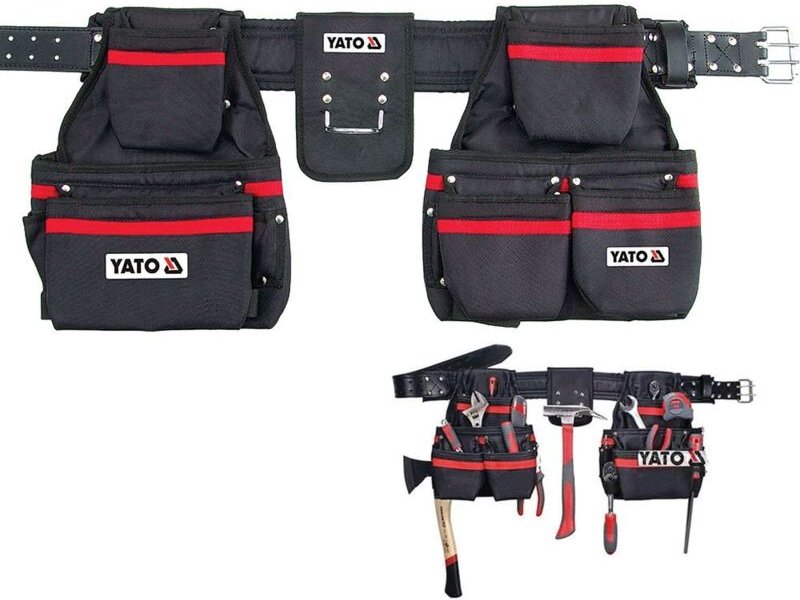 Gürtel mit Taschen für Nägel und Werkzeuge 120 cm / YT-7400 / Yato