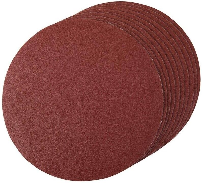 Silverline - Klettschleifscheiben, 180 mm, 10er-Pckg. 180 mm, 120er-Körnung
