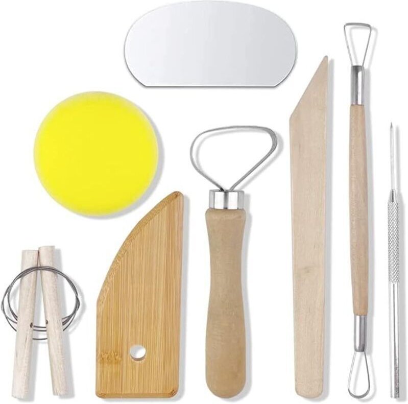8-teiliges Keramik-Bildhauerwerkzeug-Set, professionelles Bildhauerwerkzeug-Set, Keramik-Bildhauer-Set für Anfänger, Pro...