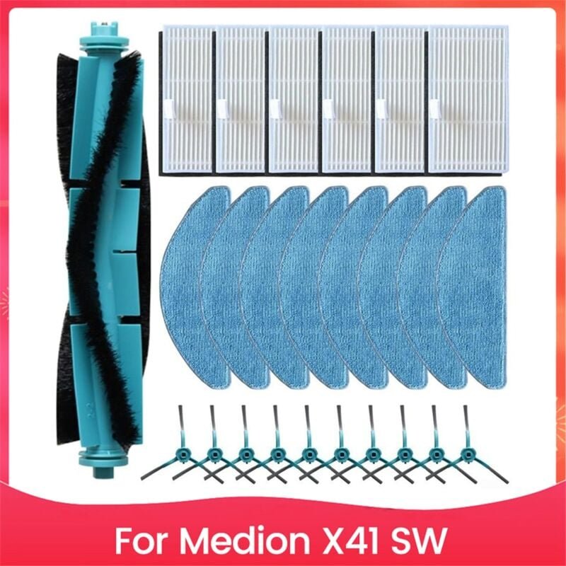 Für X41 sw Roboter-staubsauger Ersatzteile Wichtigsten Pinsel