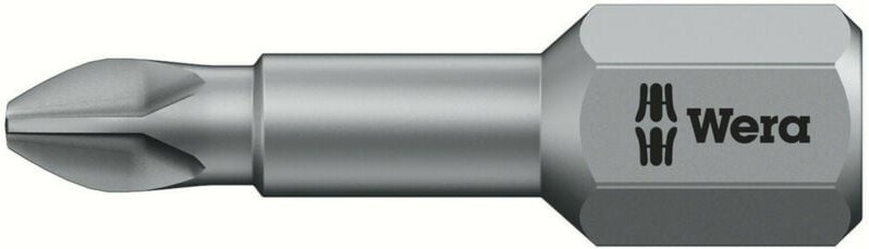 Thumbnail - 5056505001 Bit 851/1 tz 1/4 Zoll ph 1 Länge 25 mm Torsionszone, zähhart - Wera