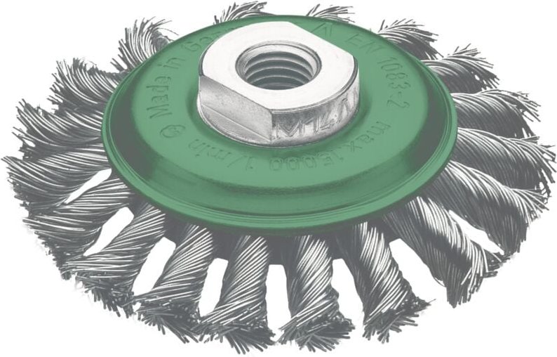 Konische Bürste aus Edelstahldraht. geflochten 471757 Leßmann