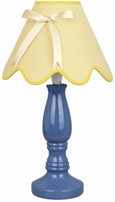 Candellux LOLA 41-63472 blaue Tischlampe