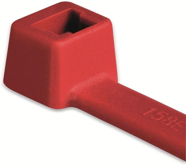 Hellermann tyton 100 kabelbinder 140x3,6 rot 111-03004/b100