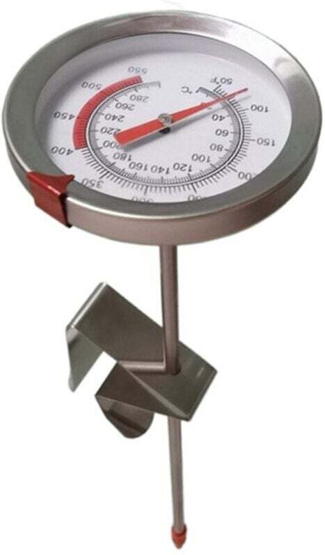 Ahlsen - Hochtemperatur-Lebensmittelthermometer aus Edelstahl mit 40-cm-Sonde