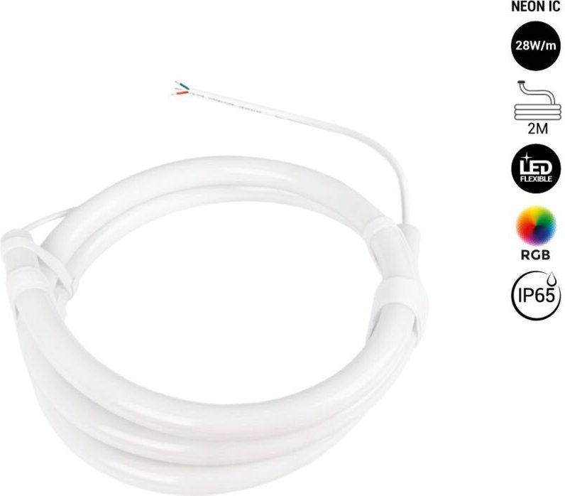 Barcelona Led - Smarter rgb-led-ic Neon Schlauch - 360° rund - ø 22 mm - 2 Meter