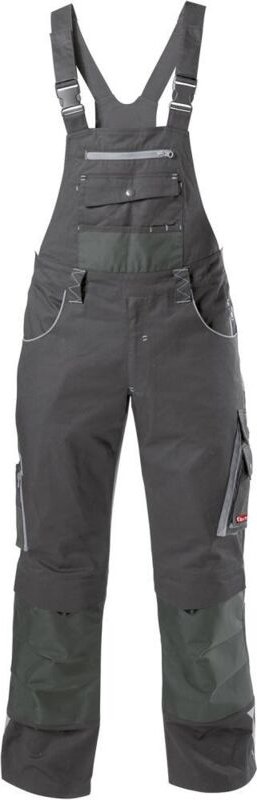 Fortis Latzhose Herren PERFORMANCE 24 Gr. 48 dunkelgrau/hellgrau
