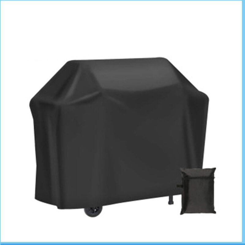 BBQ Cover, Heavy Duty 210D Oxford Tarpaulin Cover Gas BBQ Protection, Windproof/UV/Waterproof/Dampproof/Dustproof Grill ...