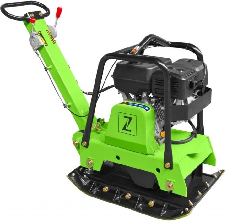 Rüttelplatte ZI-RPE160C inkl. Gummimatte und Fahrwerk Rüttelplatte - Zipper