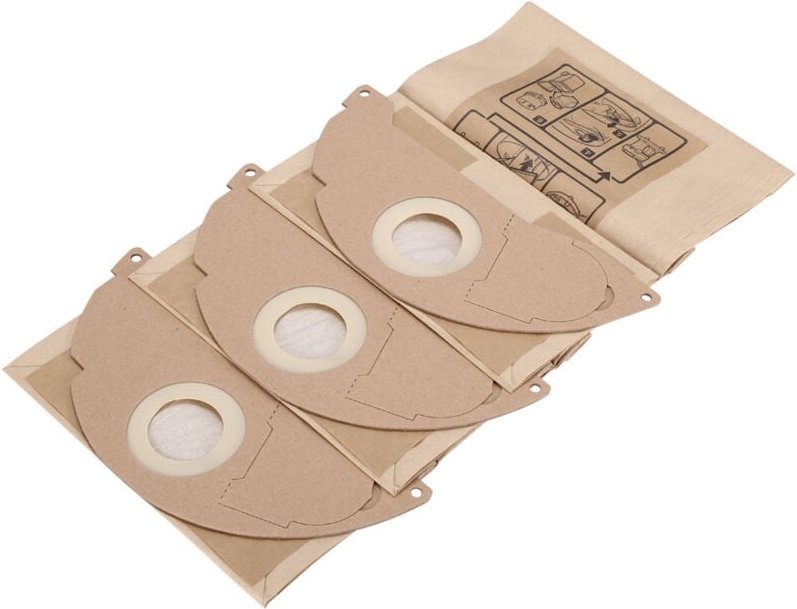 15 Ersatz-Staubsaugerbeutel passend für Karcher WD2 MV2 WD2250 A2004 6.904-322.0 WD 2.200 WD2250 A2004 A2054 A2099