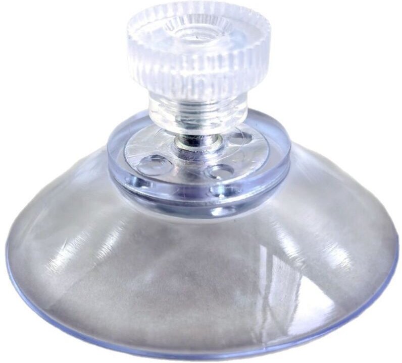 Schraubsaugnäpfe, 20 Stück, 40 mm transparente Saugnäpfe mit Gewinde, extra starke PVC-Kunststoff-Saugnäpfe zur Vorhanga...