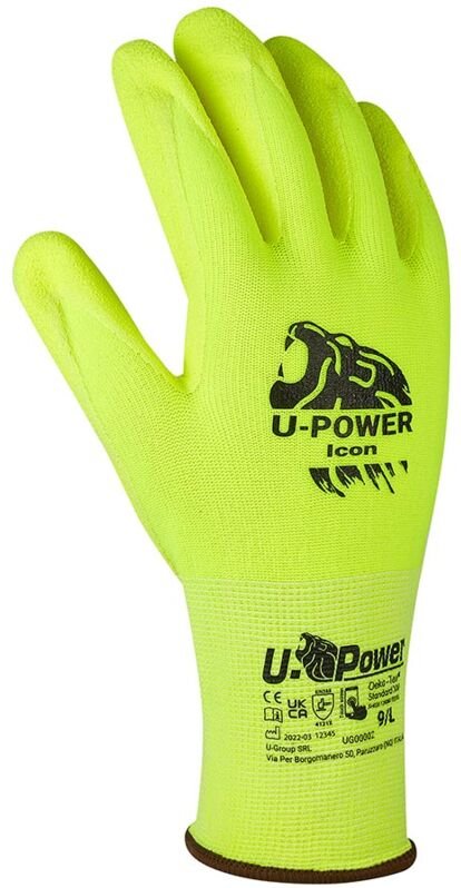 U-POWER Icon, Arbeitshandschuhe gegen mechanische und thermische Risiken mit Nylon-Spandex-Futter, Nitrilbeschichtung. P...