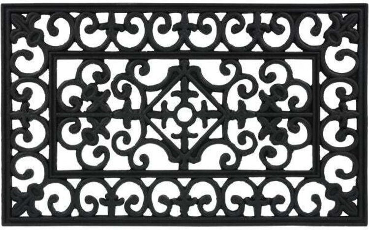 Rubber door mat 75 x 45 cm