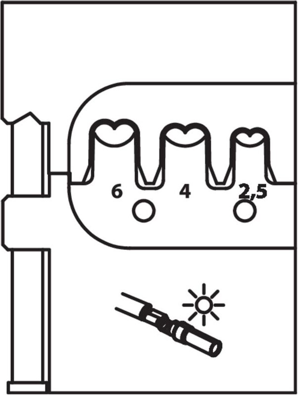 Modul-Einsatz für Multi Contact MC4 - Gedore