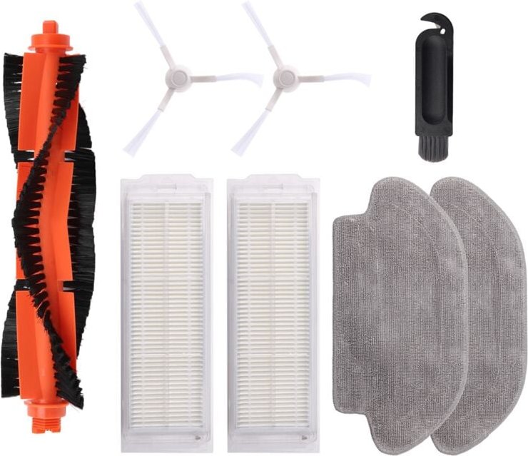 HauptbüRste SeitenbüRste Hepa-Filter WischtüCher Lappen für Robot Vacuum Mop 2S Cleaner XMSTJQR2S Ersatzteile