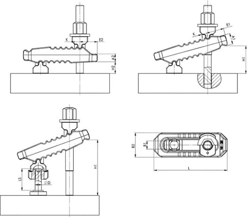 Thumbnail - AMF Aufsatz Nr.6445 D.45mm m.drehbarer Kugel