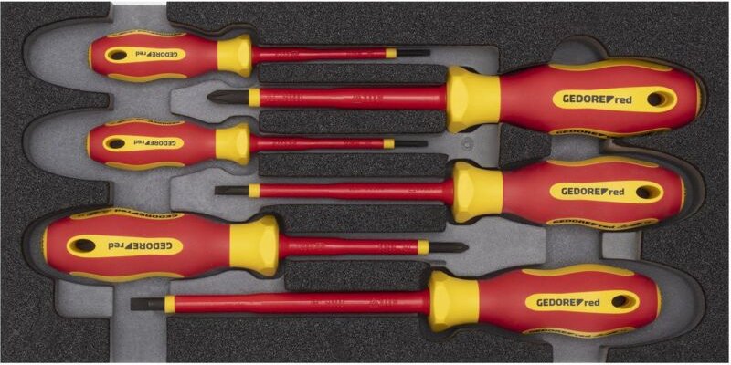 Gedore - R22150016 VDE-Schraubendreher-Satz 2/6 CT-Modul 6-teilig
