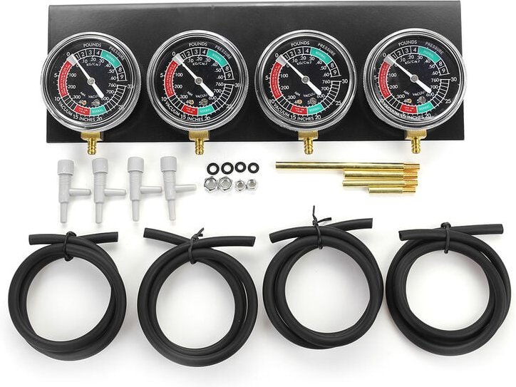 Insma - Motorrad-Vergaser-Kraftstoff-Vakuummeter-Ausgleichszylinder-Werkzeugsatz Fantablau