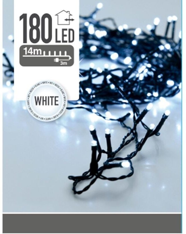Feststehende Girlande 180 Leds weiß kalt 220v 16,5m ip44