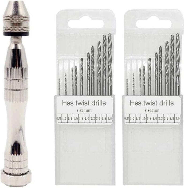 Bring10 Mini-Bohrer für Präzisionsbohrer, Spiralbohrer für Mini-Bohrer, Sets für Harzformen, Schmuckherstellung sowie Ho...