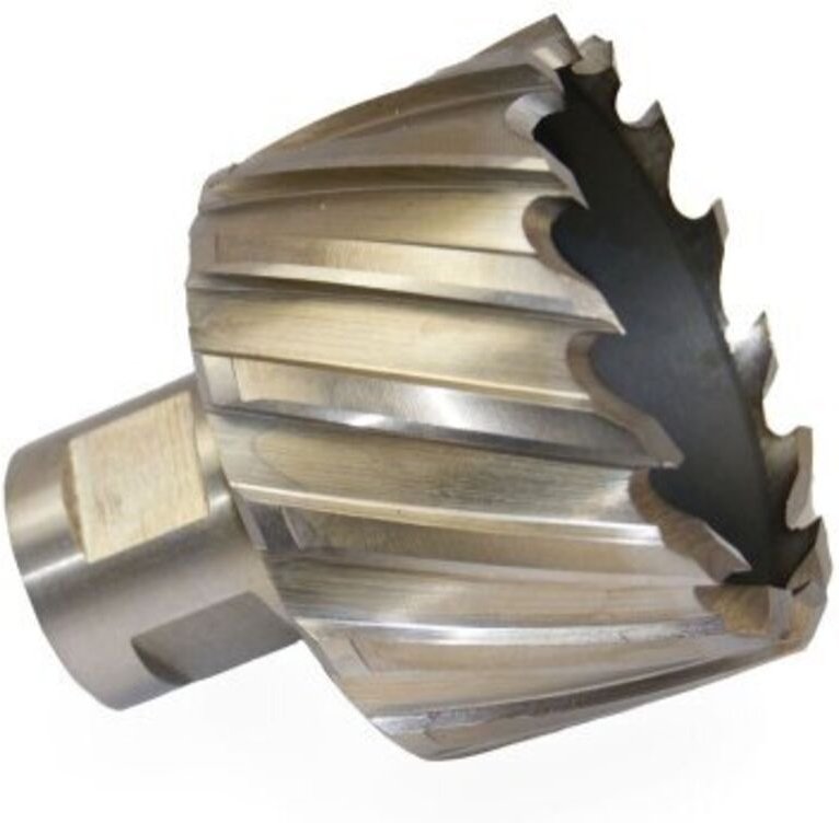 Kernbohrer HSS-Co5 tialn beschichtet mit Weldonschaft 18,00 x 30,00 mm