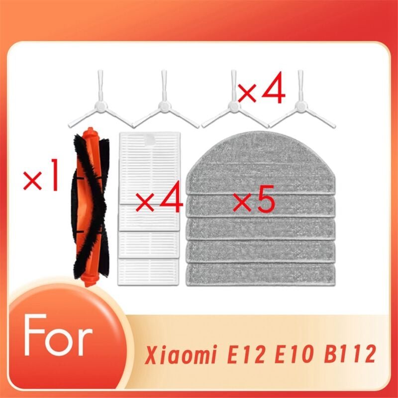 14-teilige Ersatzteile für E12 E10 B112 Roboterstaubsauger