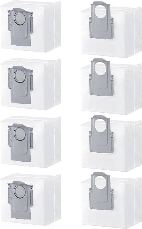 FOREHILL 8-teiliges Staubbeutel-Set als Ersatzzubehör für Roborock S8/S8+/S8 Pro Ultra/S7 MaxV Ultra/S7 Pro Ultra/Q7+/Q7...